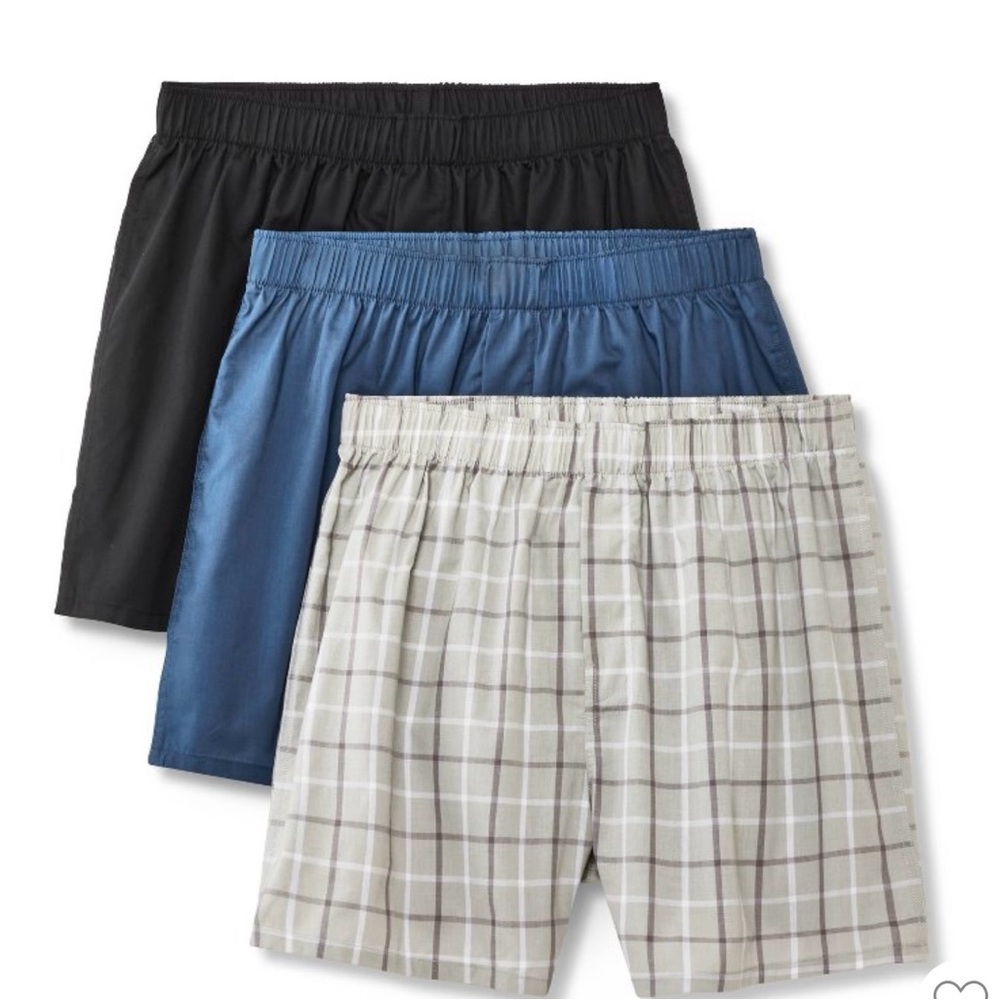 Men’s Clearance Bundle 2 for $15 
Men's Woven Boxers 3pk - Blue/ Black
